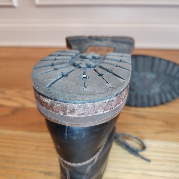 Johnston & Murphy Men's Dark Brown Trufoam Barrett  Plain Toe Leather Boot 12 - Picture 7 of 11